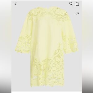 Ulla Johnson Brinna Embroidered Lace Tunic